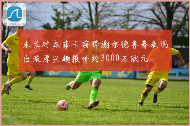 米兰对本菲卡前锋谢尔德鲁普表现出浓厚兴趣报价约3000万欧元